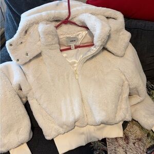 Jason Wu Faux Fur Bomber Jacket